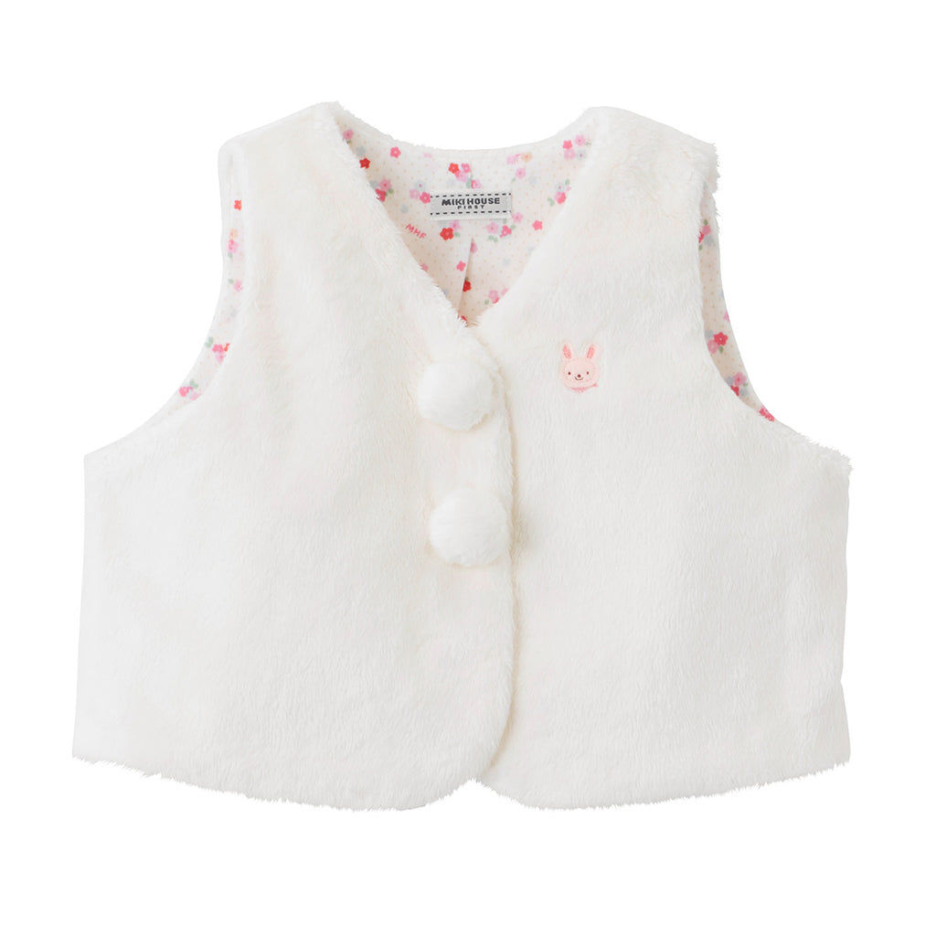 GILET SANS MANCHE BLANC BÉBÉ