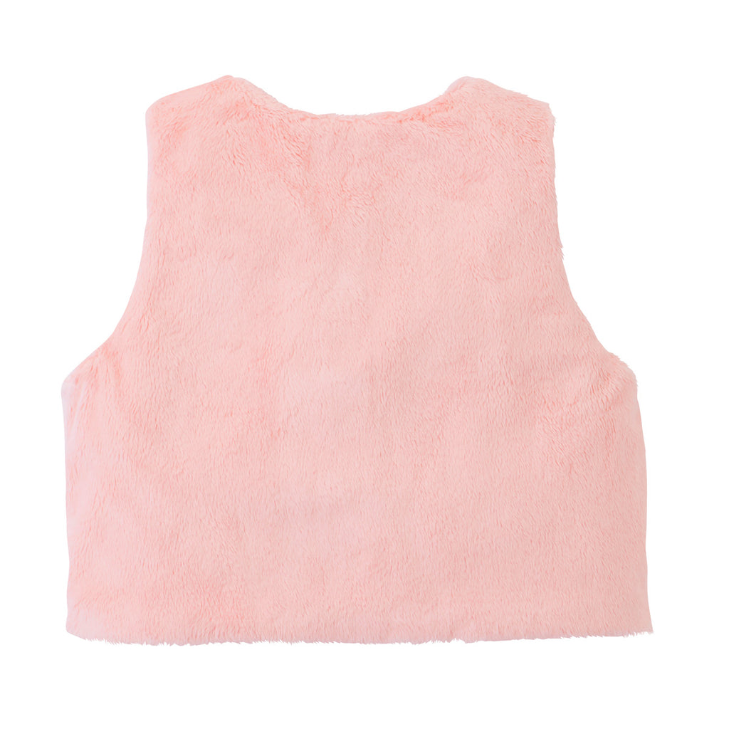 GILET SANS MANCHE ROSE BÉBÉ