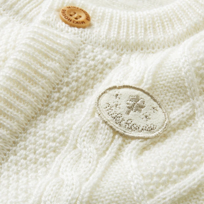 WHITE BABY VEST MIKI HOUSE