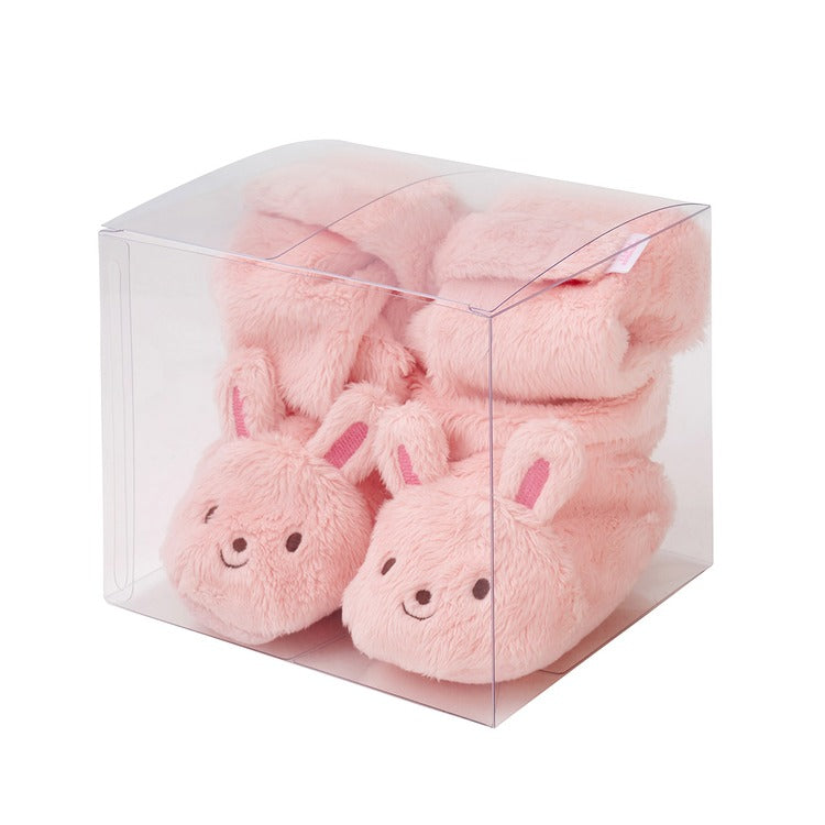 BABY PINK RABBIT SLIPPERS