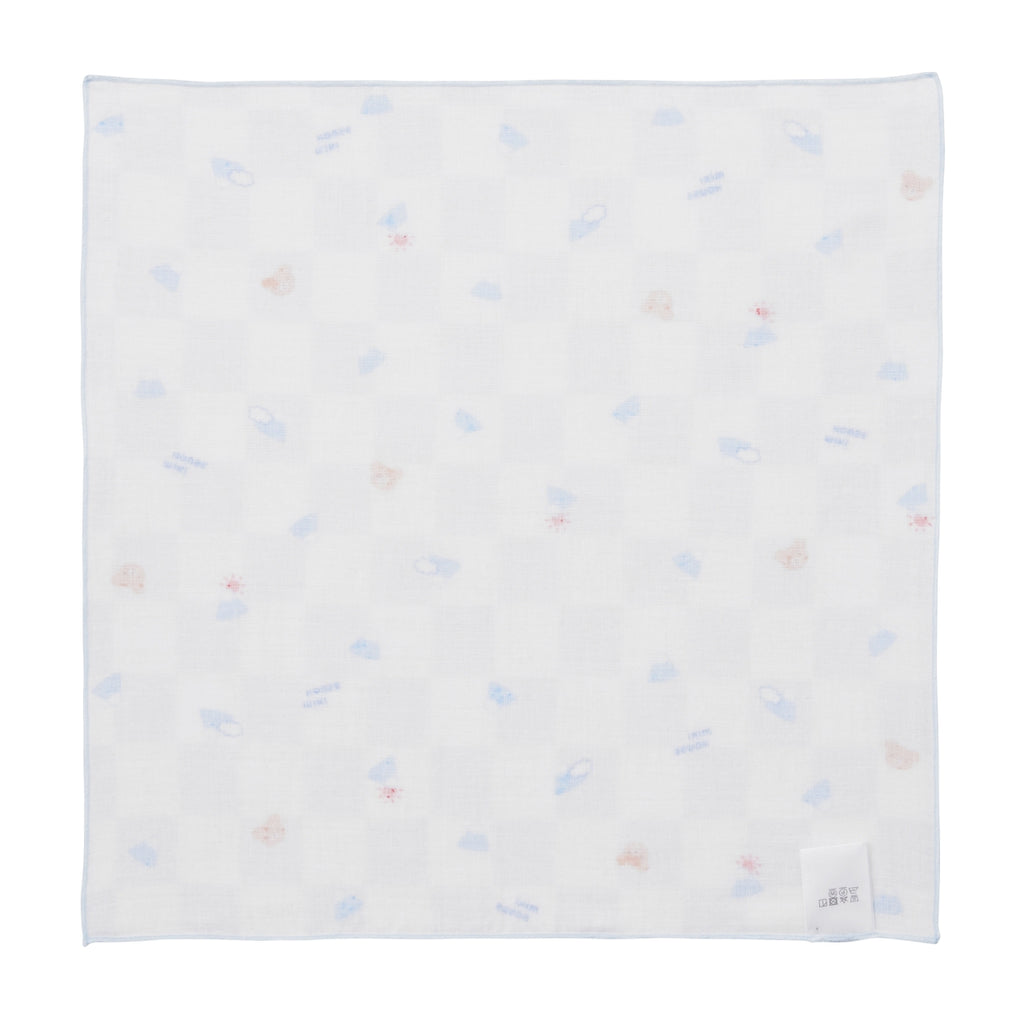 OSHIBORI BLUE MIKI HOUSE WITH STARS