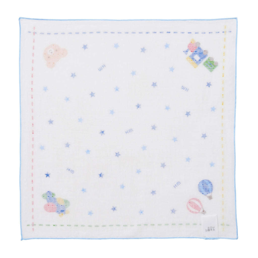 OSHIBORI BLUE MIKI HOUSE WITH STARS