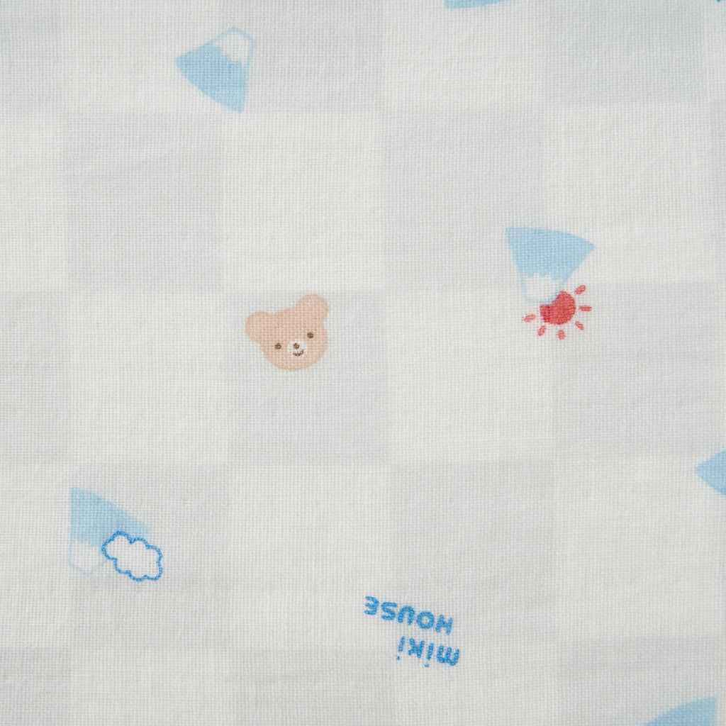 OSHIBORI BLUE MIKI HOUSE WITH STARS