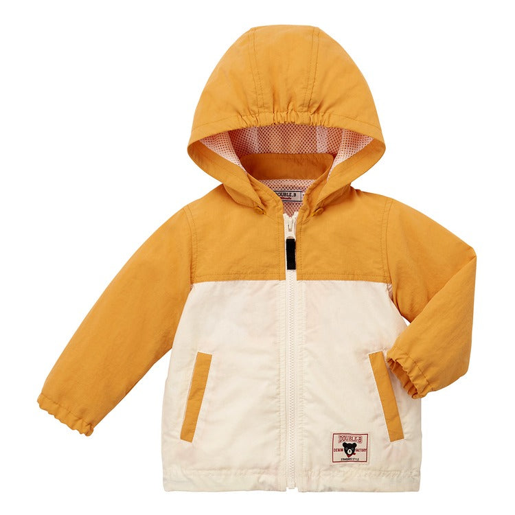 YELLOW WATER-REPELLENT WINDBREAKER