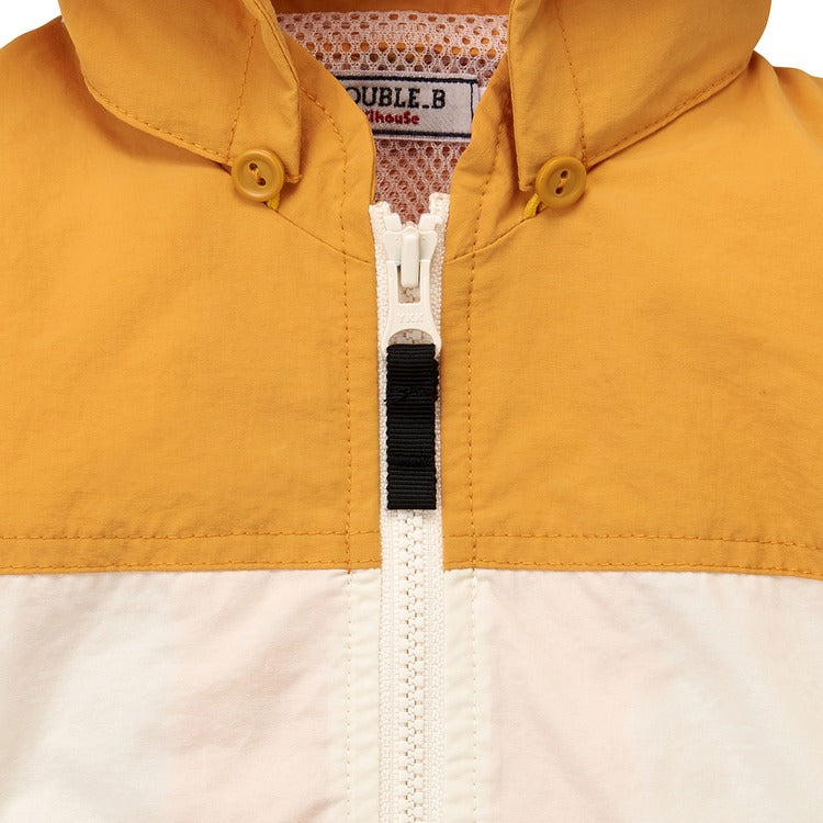 YELLOW WATER-REPELLENT WINDBREAKER