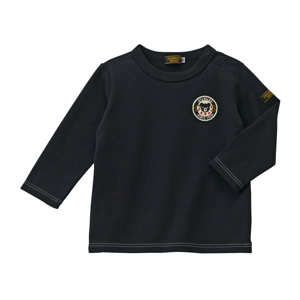 T-SHIRT À MANCHES LONGUE NOIR BOUBLE B