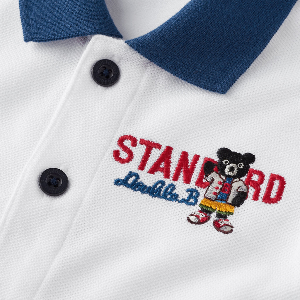 POLO BLANC STANDARD DOUBLE B