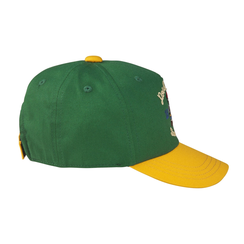 CASQUETTE DOUBLE B VERTE & JAUNE