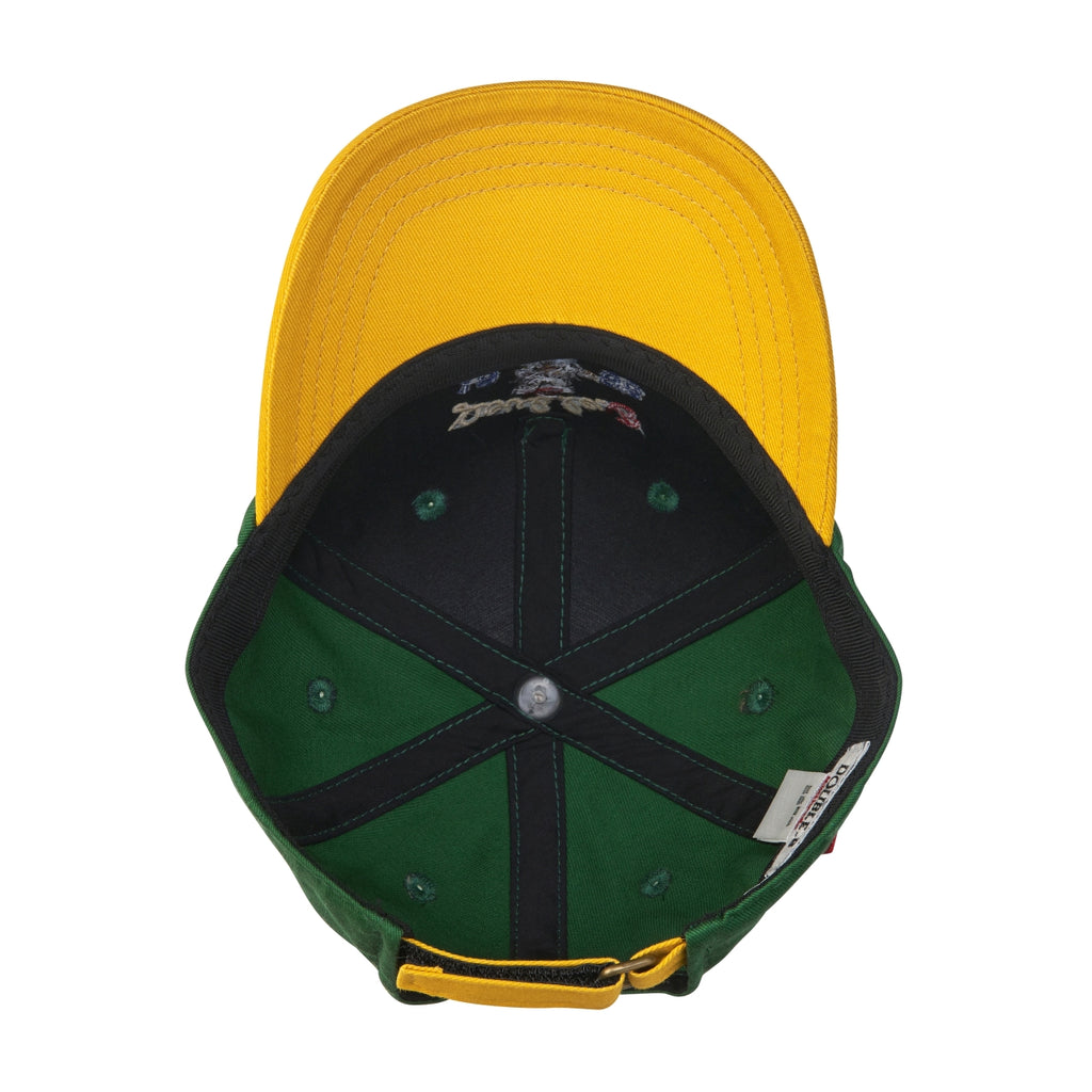 CASQUETTE DOUBLE B VERTE & JAUNE