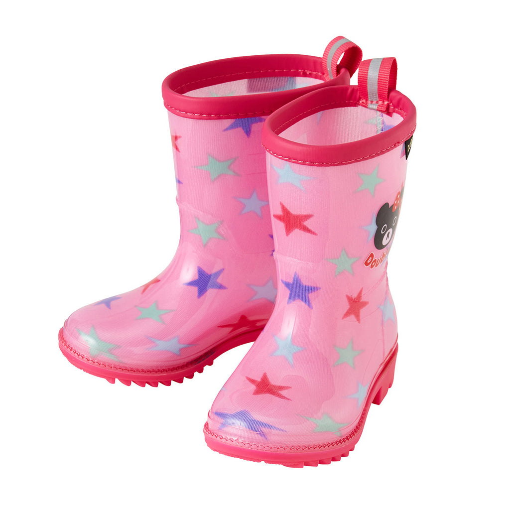 BOTTES DE PLUIE ÉTOILÉES DOUBLE B ROSES