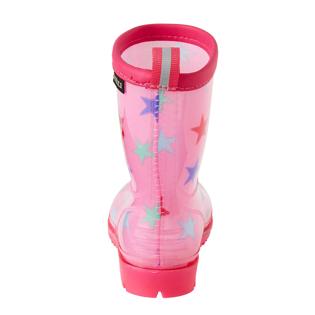 BOTTES DE PLUIE ÉTOILÉES DOUBLE B ROSES