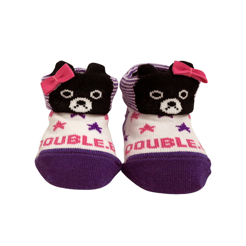 CHAUSSETTES BÉBÉ VIOLETTES