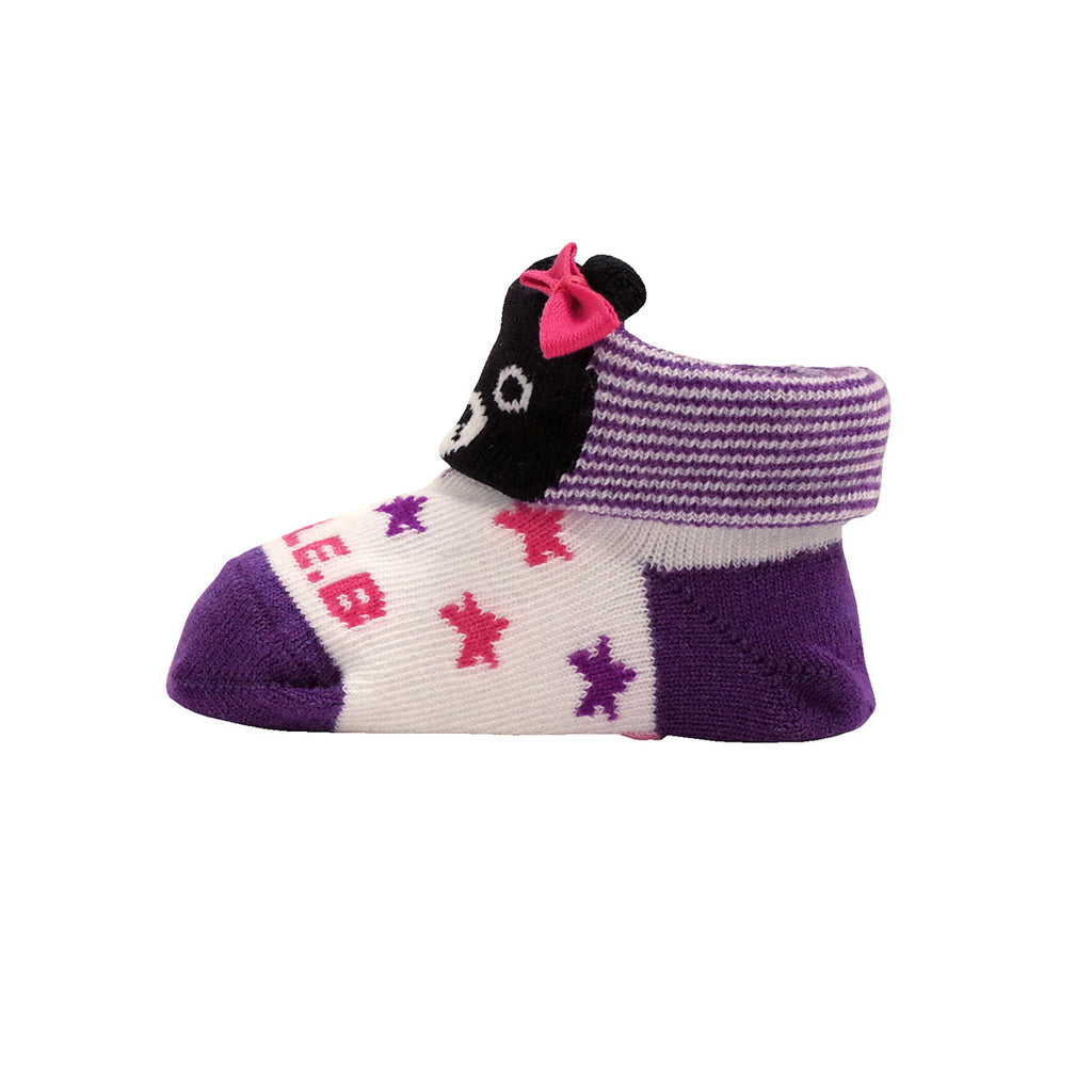 CHAUSSETTES BÉBÉ VIOLETTES