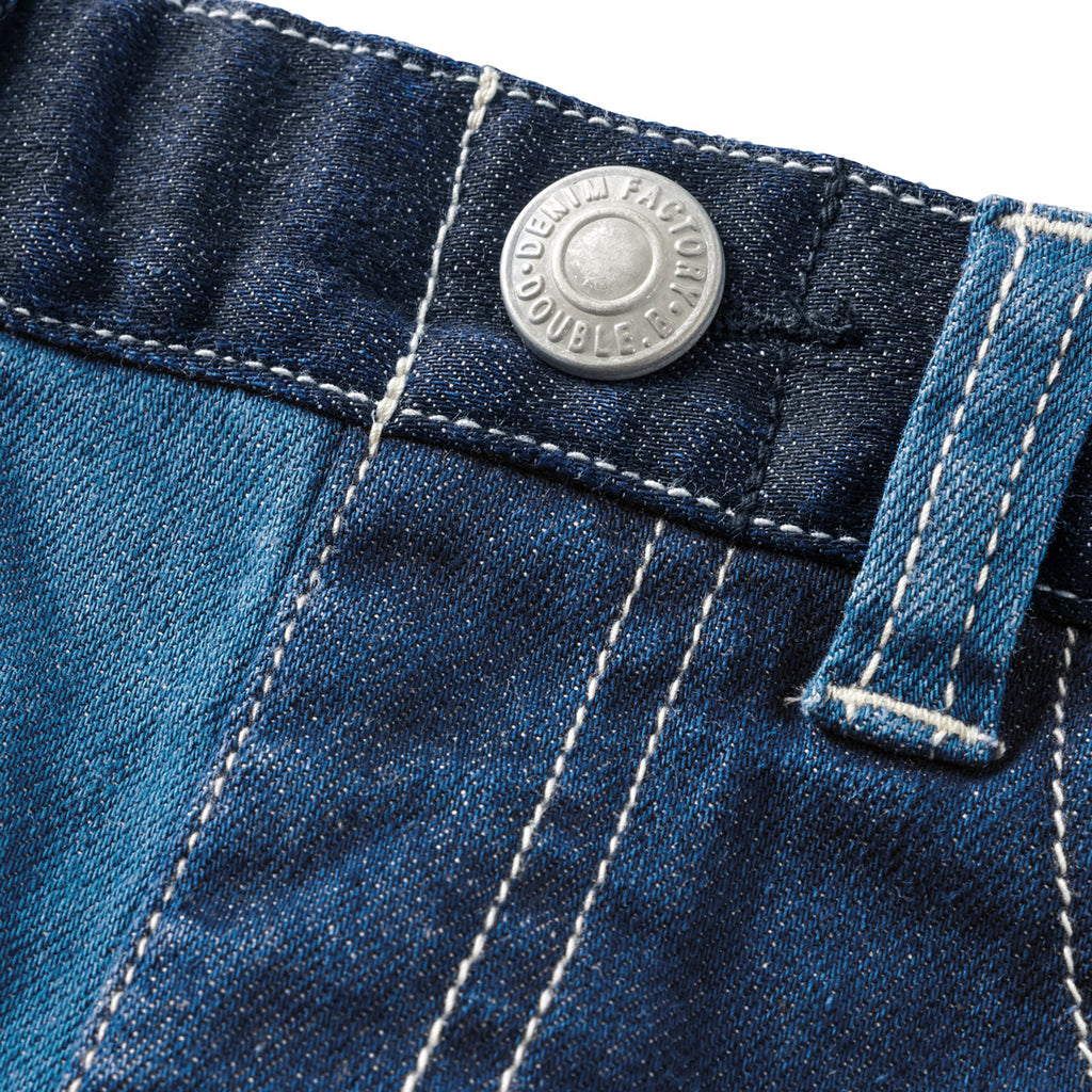 PANTALON EN DENIM BLEU