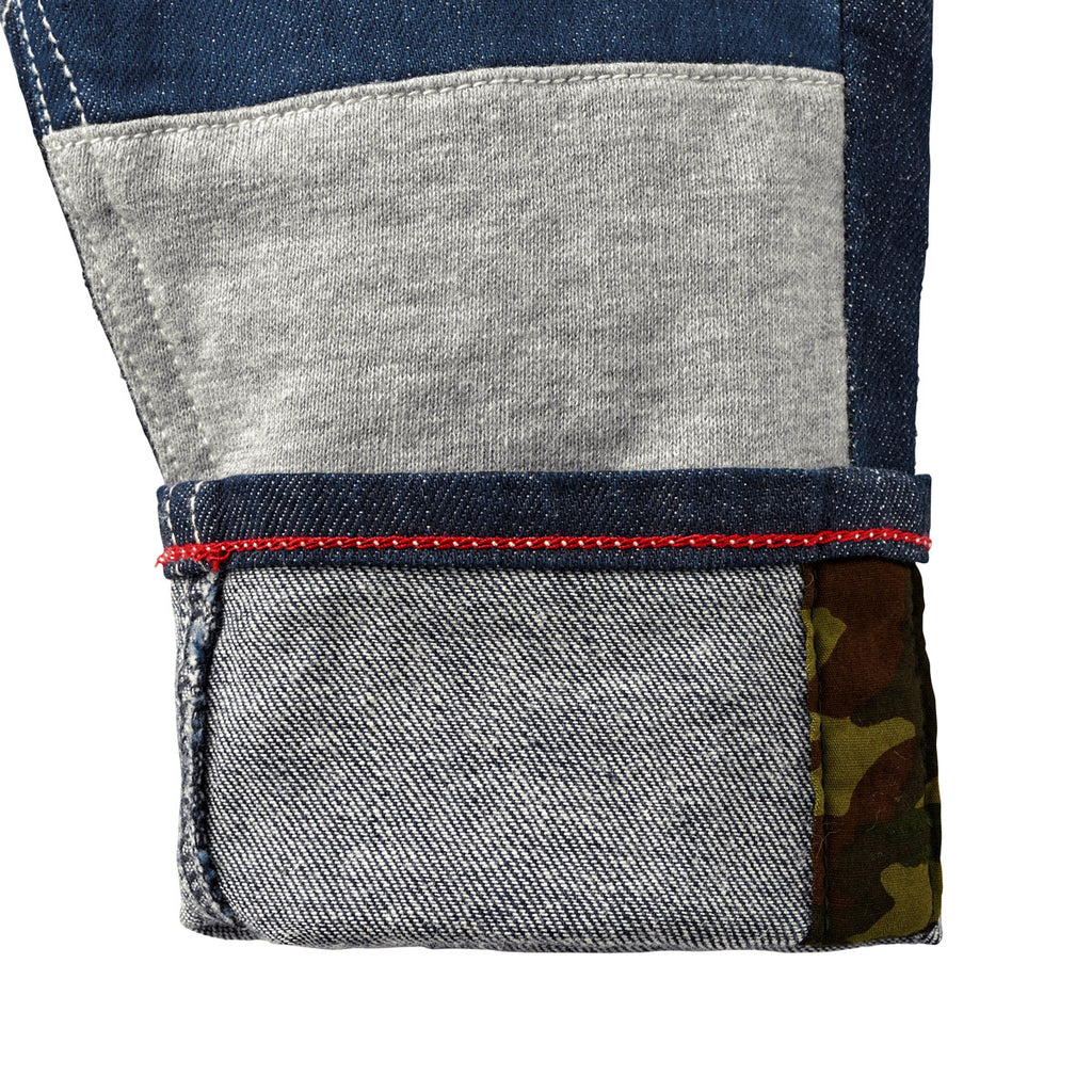 PANTALON EN DENIM BLEU