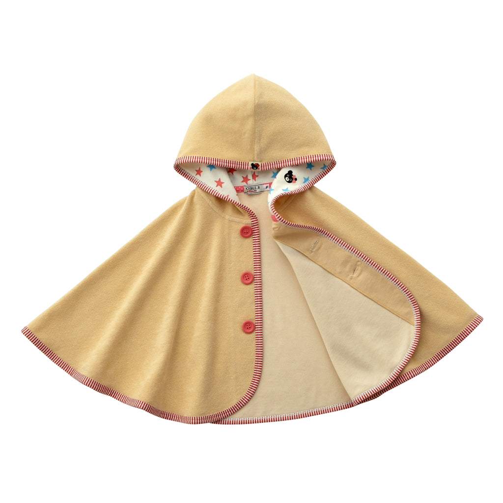 PONCHO BEIGE DOUBLE B FILLE