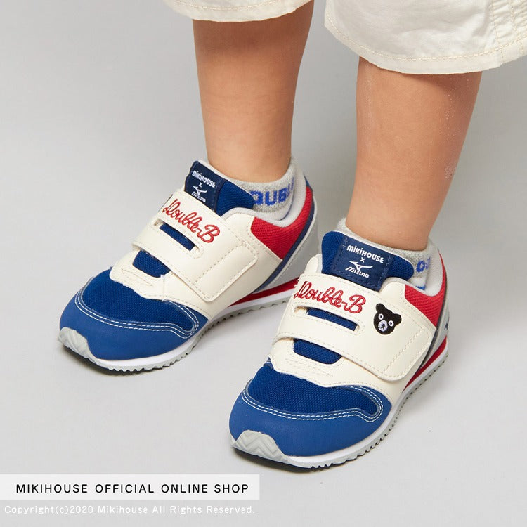 CHAUSSURES DE SPORT ENFANT MIZUNO BLEU & ROUGE