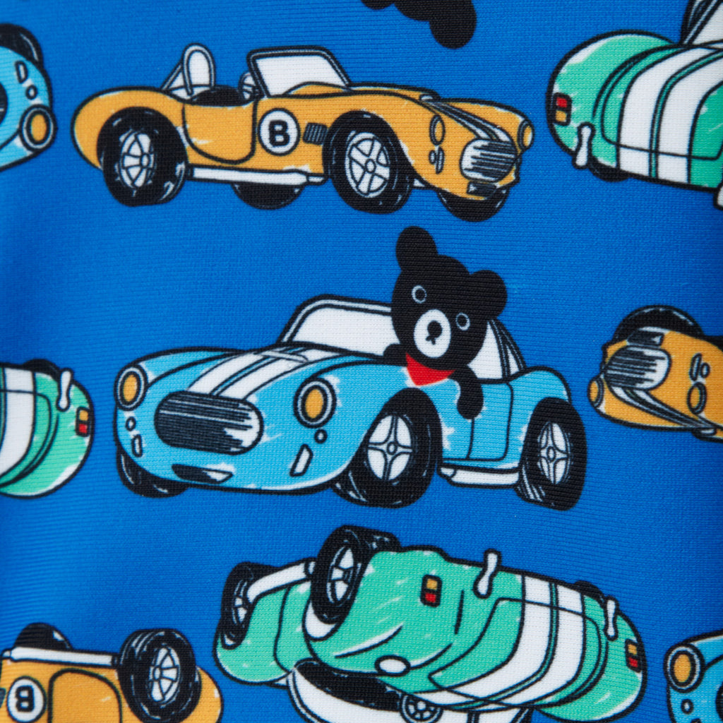 SWIMMING SHORTS BLUE CARS