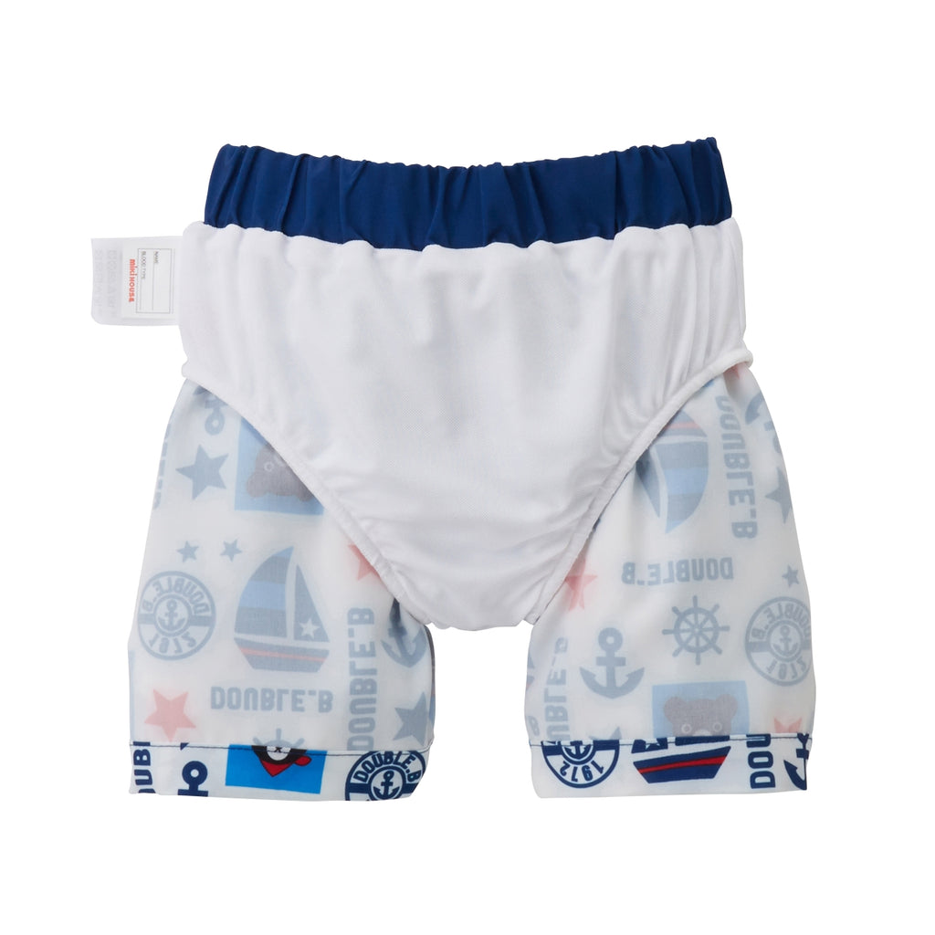 DOUBLE B TRICOLOR SWIM SHORTS