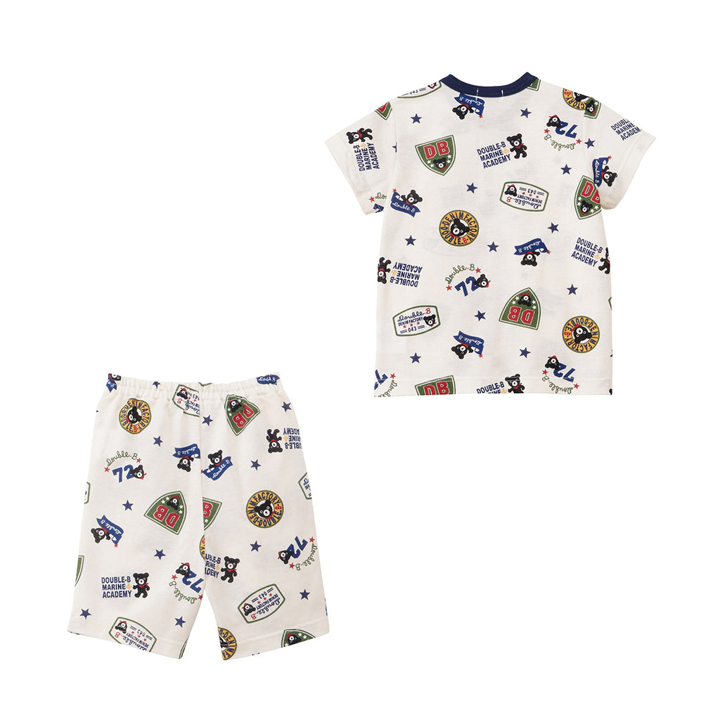 PYJAMA MOTIF ÉCUSSONS DOUBLE B