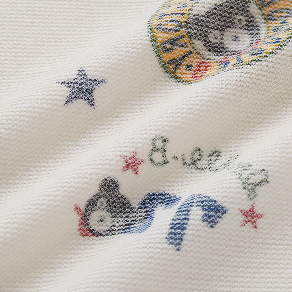 PYJAMA MOTIF ÉCUSSONS DOUBLE B