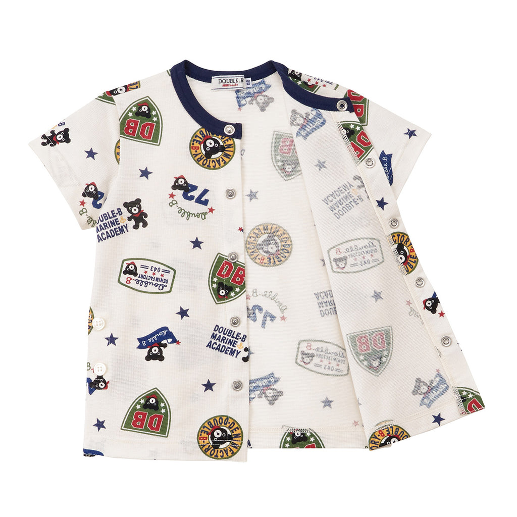 PYJAMA MOTIF ÉCUSSONS DOUBLE B