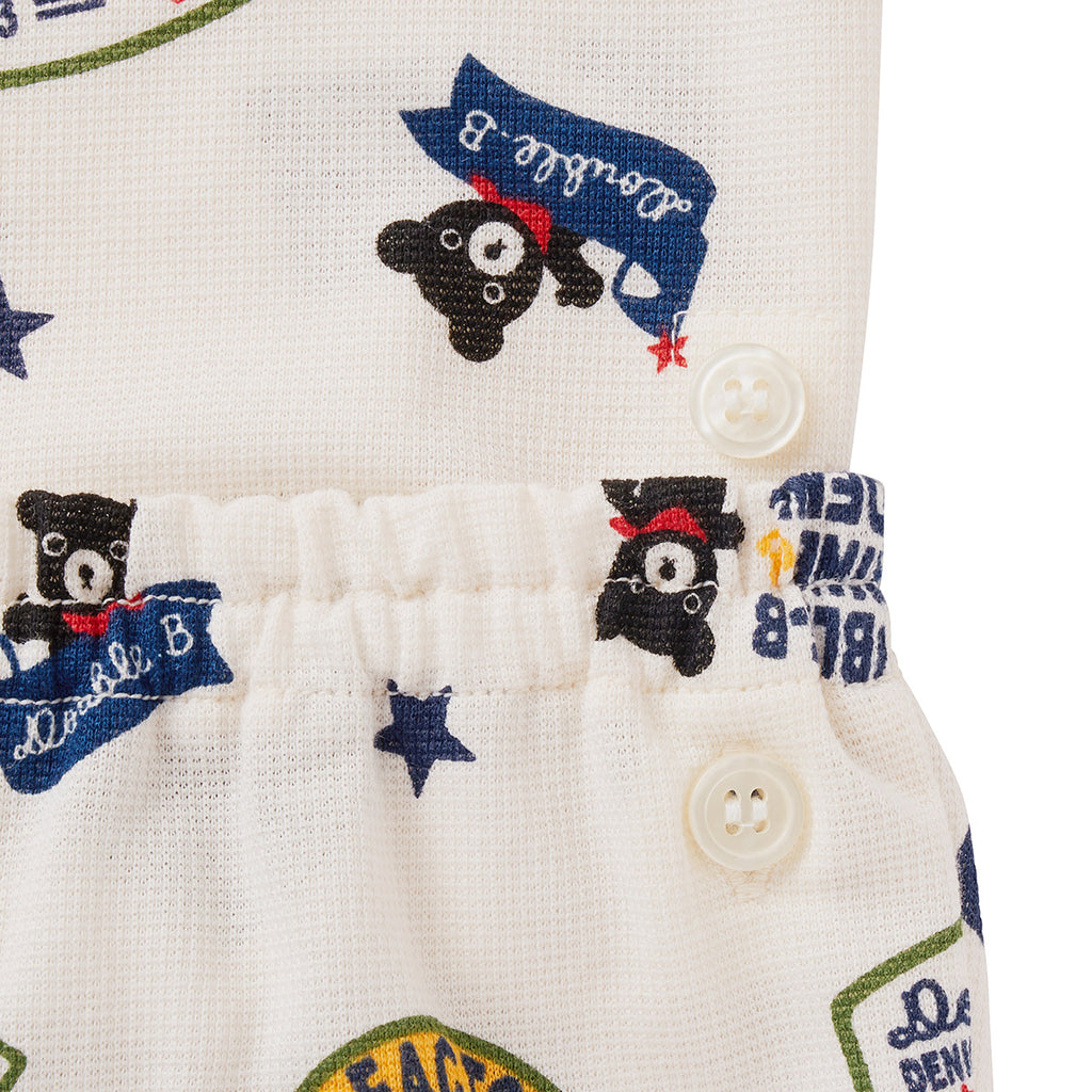 PYJAMA MOTIF ÉCUSSONS DOUBLE B