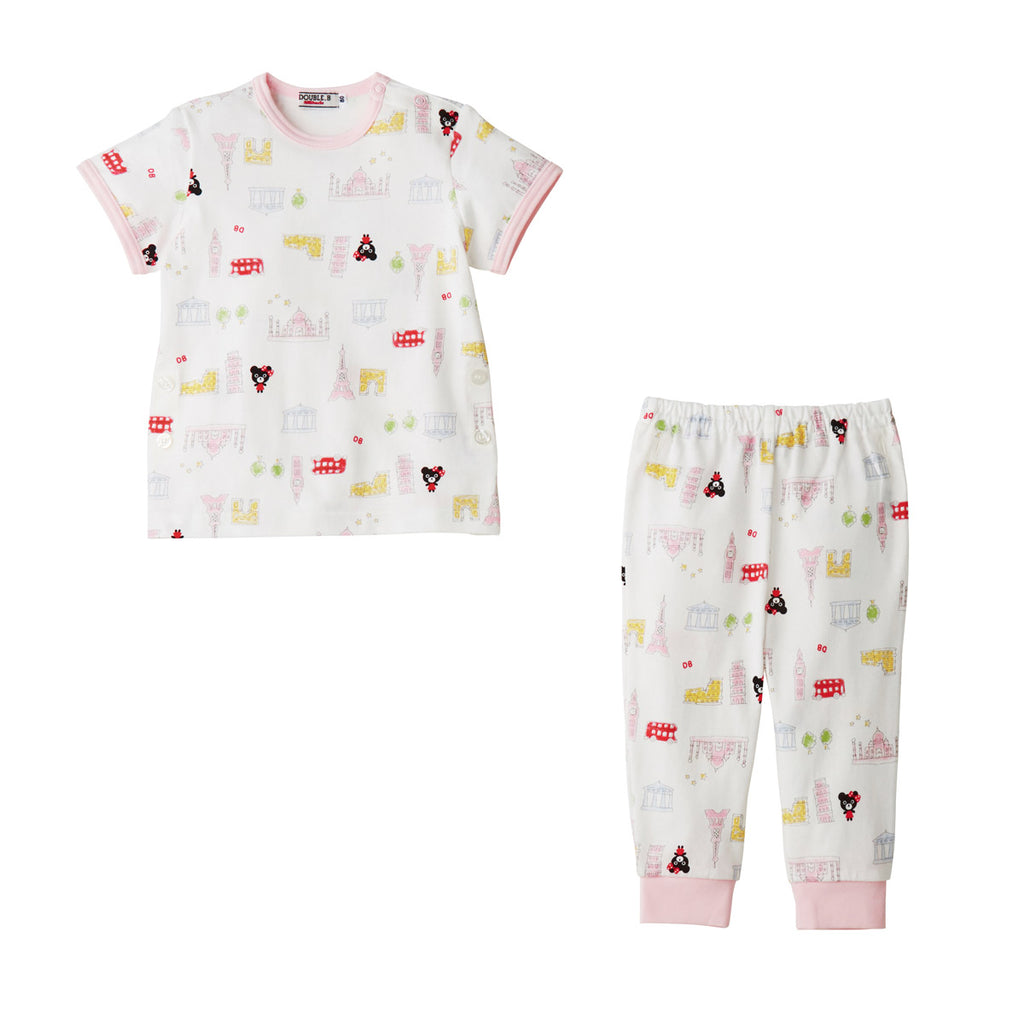 PYJAMA MOTIF MONUMENTS DOUBLE B