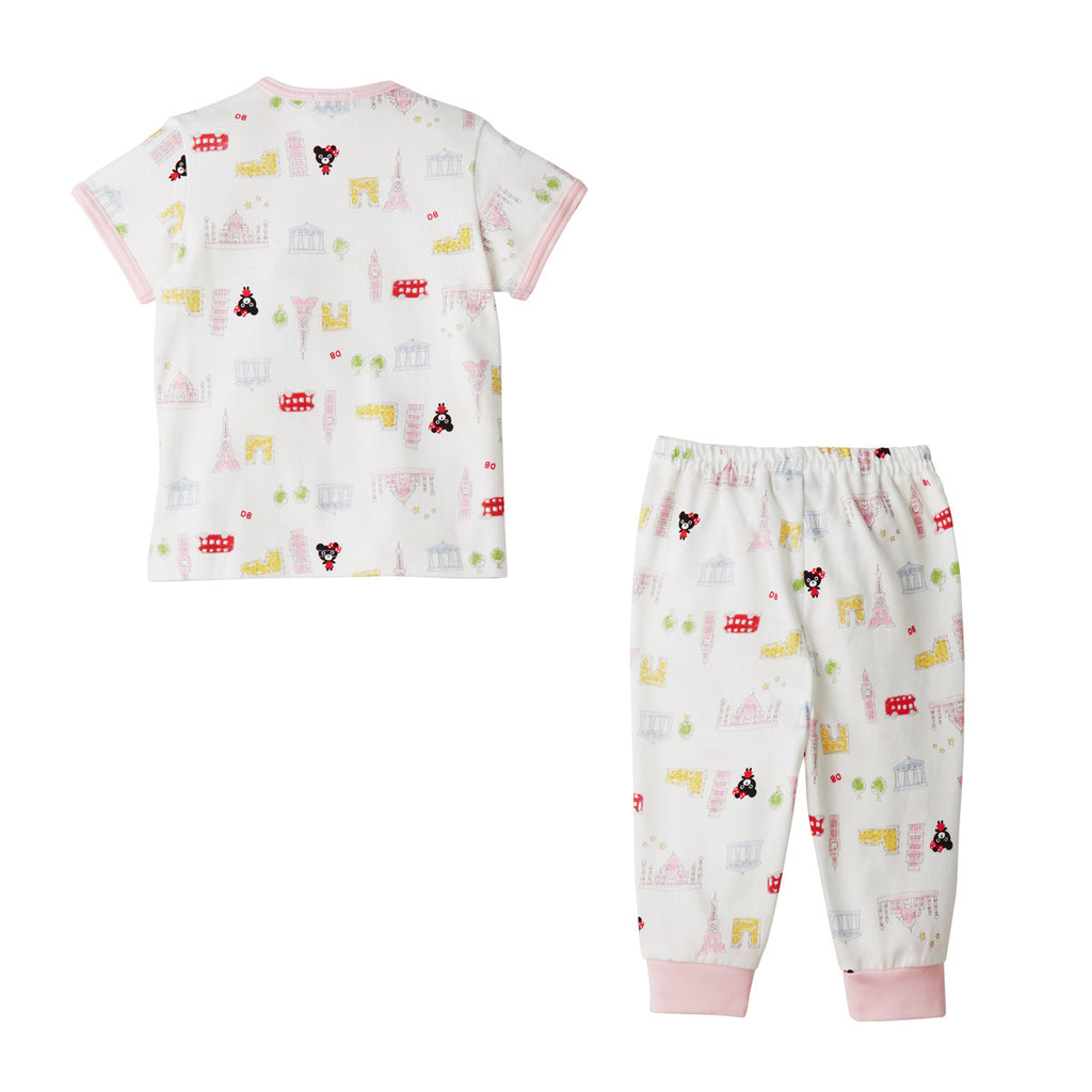 PYJAMA MOTIF MONUMENTS DOUBLE B