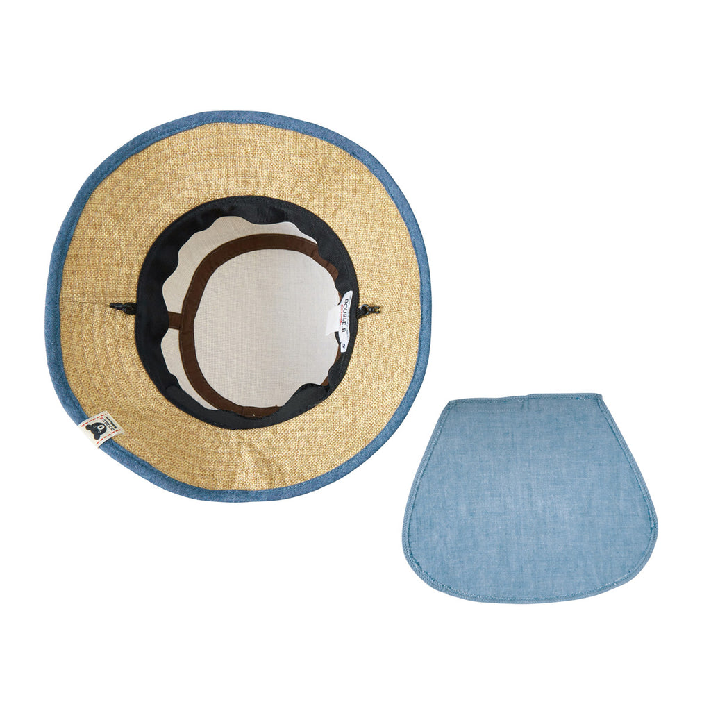 CHAPEAU EN BEIGE DOUBLE B