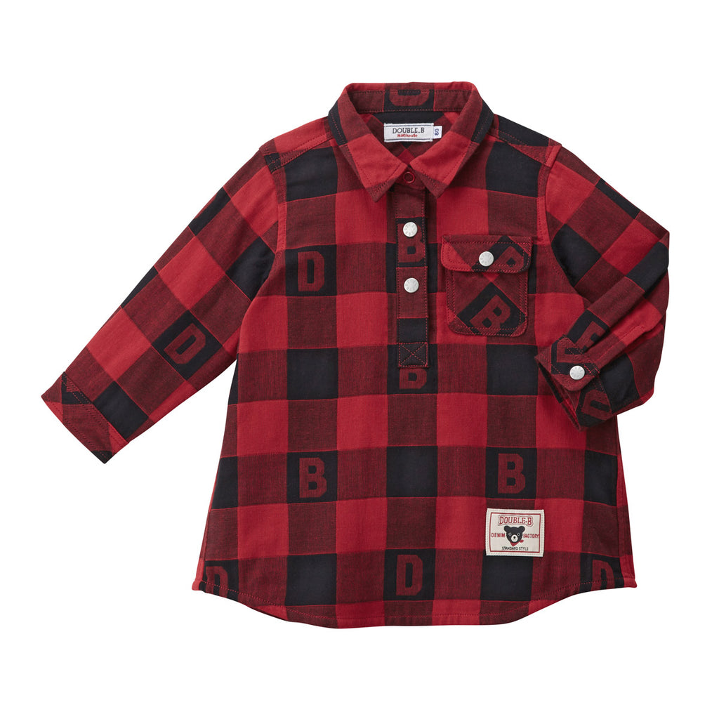 DOUBLE B RED CHECK DRESS