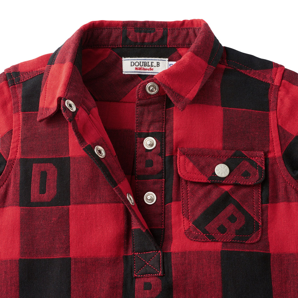 DOUBLE B RED CHECK DRESS
