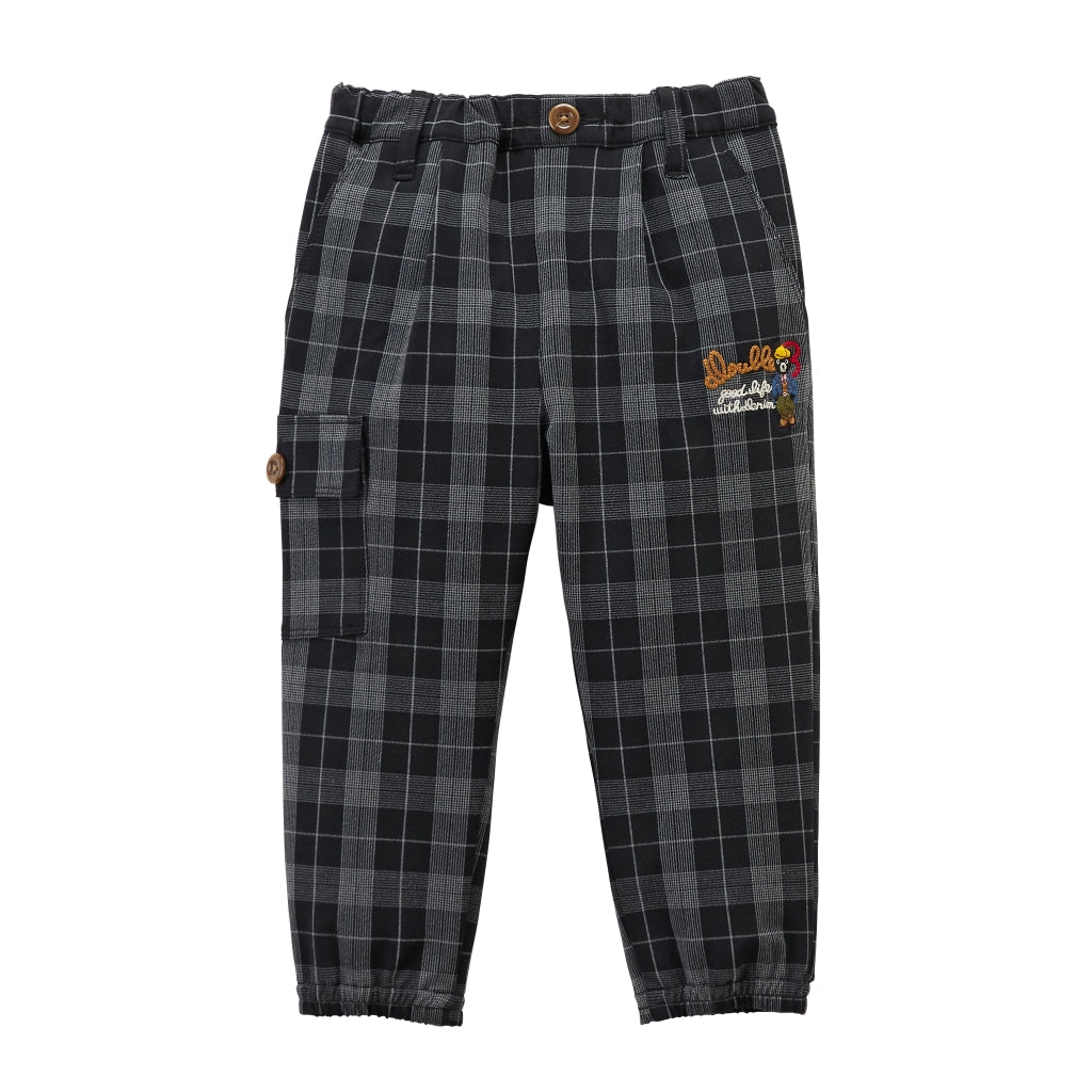 PANTALON À CARREAUX DOUBLE B