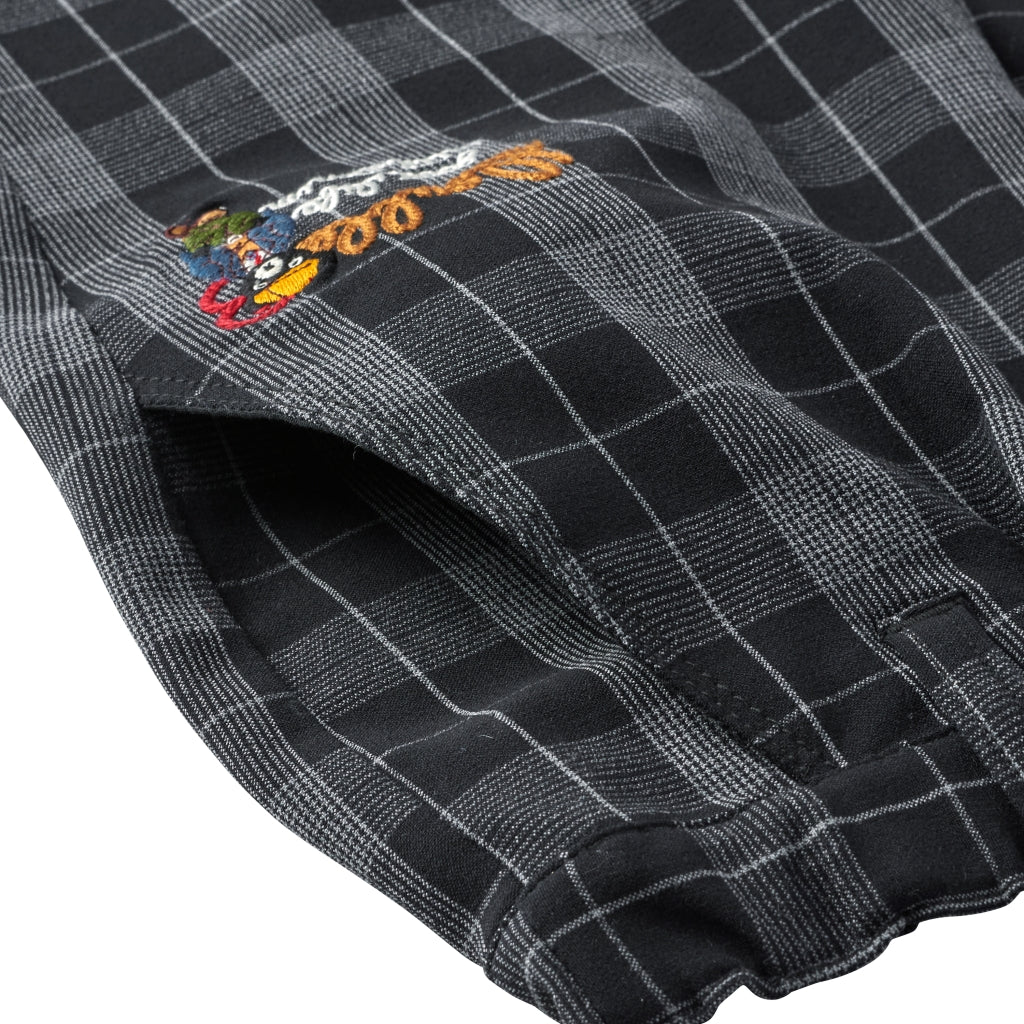 PANTALON À CARREAUX DOUBLE B