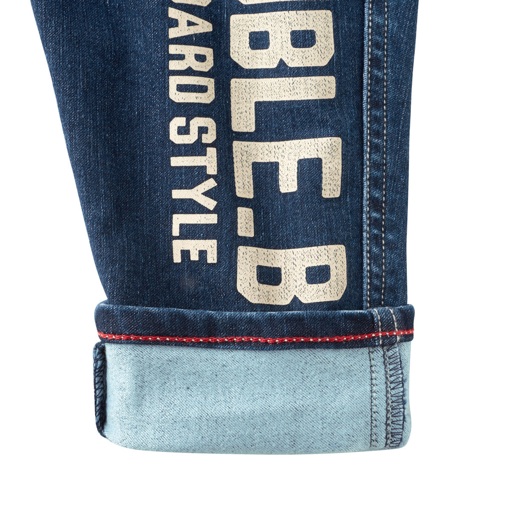 PANTALON EN DENIM BLEU DOUBLE B