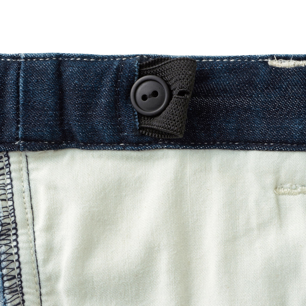 PANTALON EN DENIM BLEU DOUBLE B