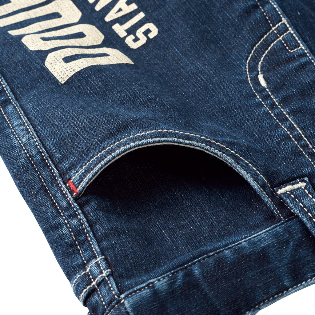 PANTALON EN DENIM BLEU DOUBLE B