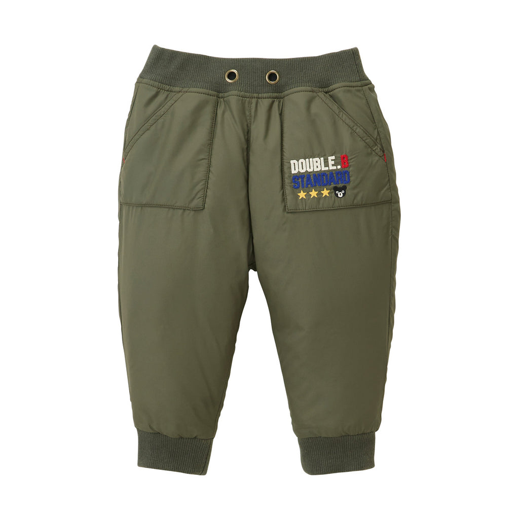 KHAKI DOWN TROUSERS