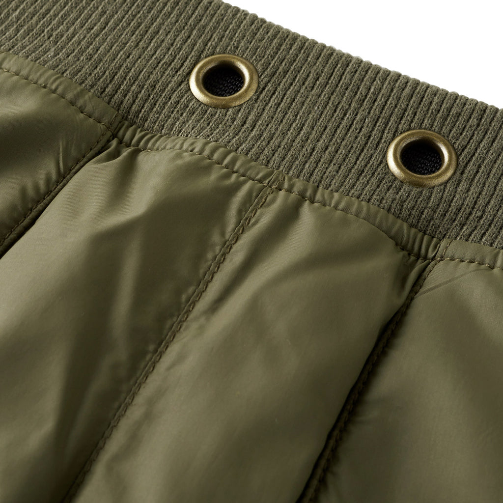 KHAKI DOWN TROUSERS