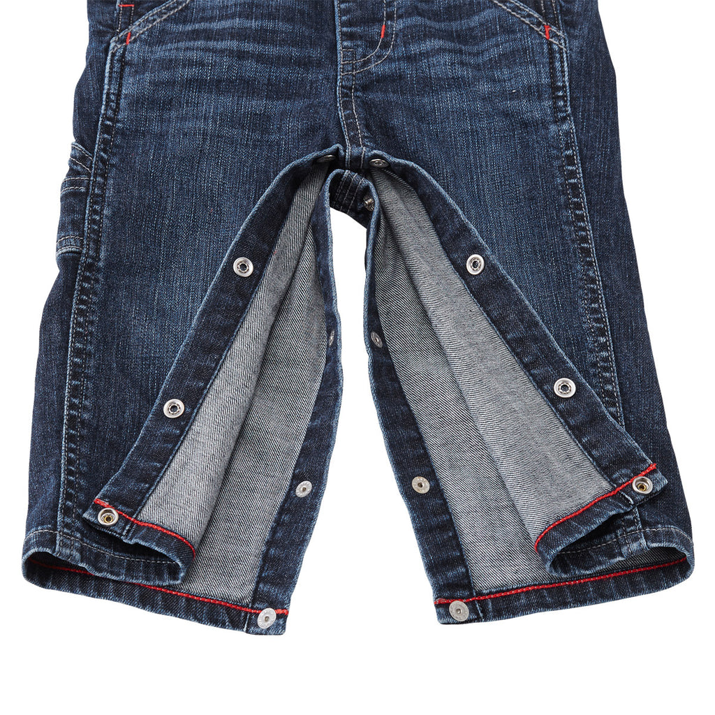 SALOPETTE EN COTON DENIM