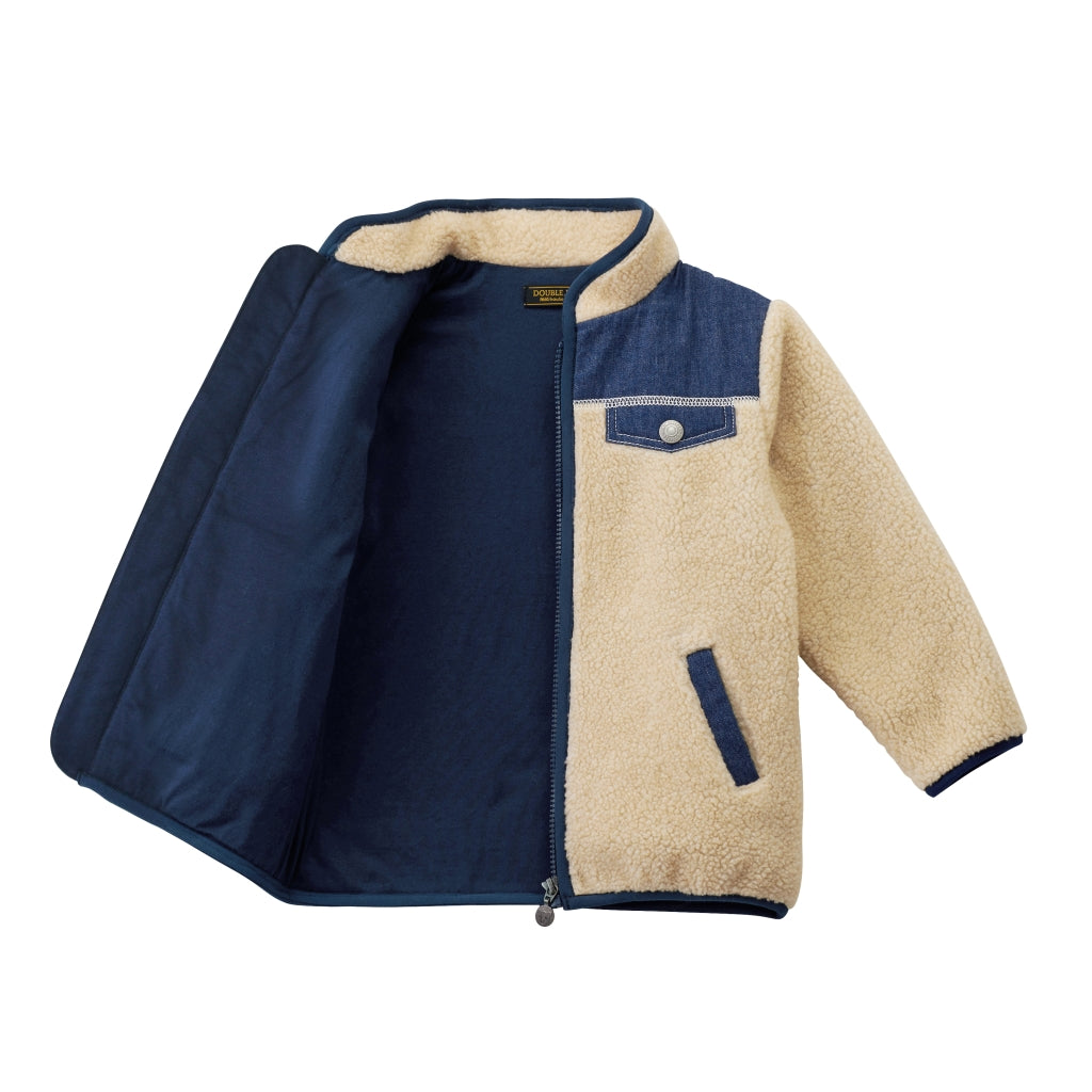 DOUBLE B IVORY JACKET FOR BOYS MIKI HOUSE 