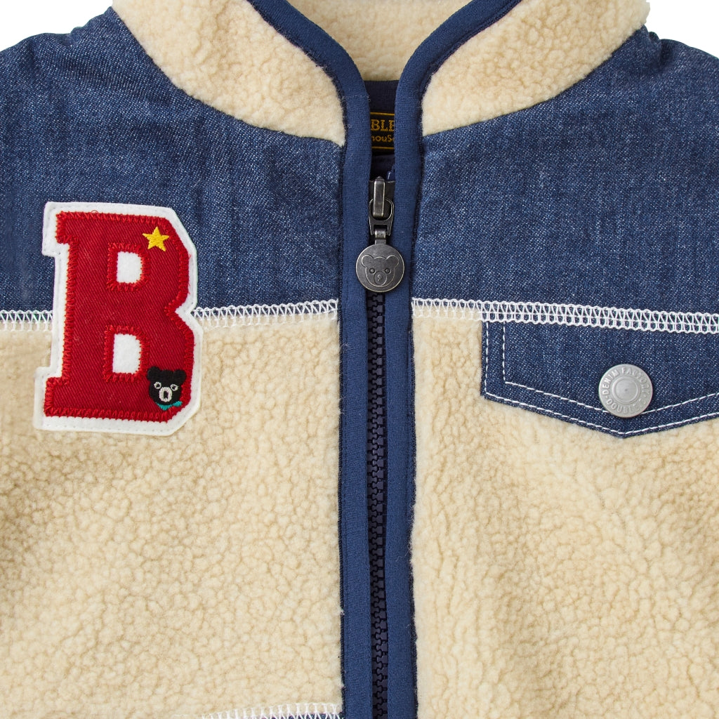 DOUBLE B IVORY JACKET FOR BOYS MIKI HOUSE 