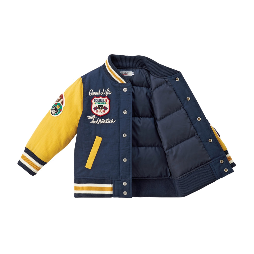 DOUBLE B PATCHWORK DOWN JACKET YELLOW