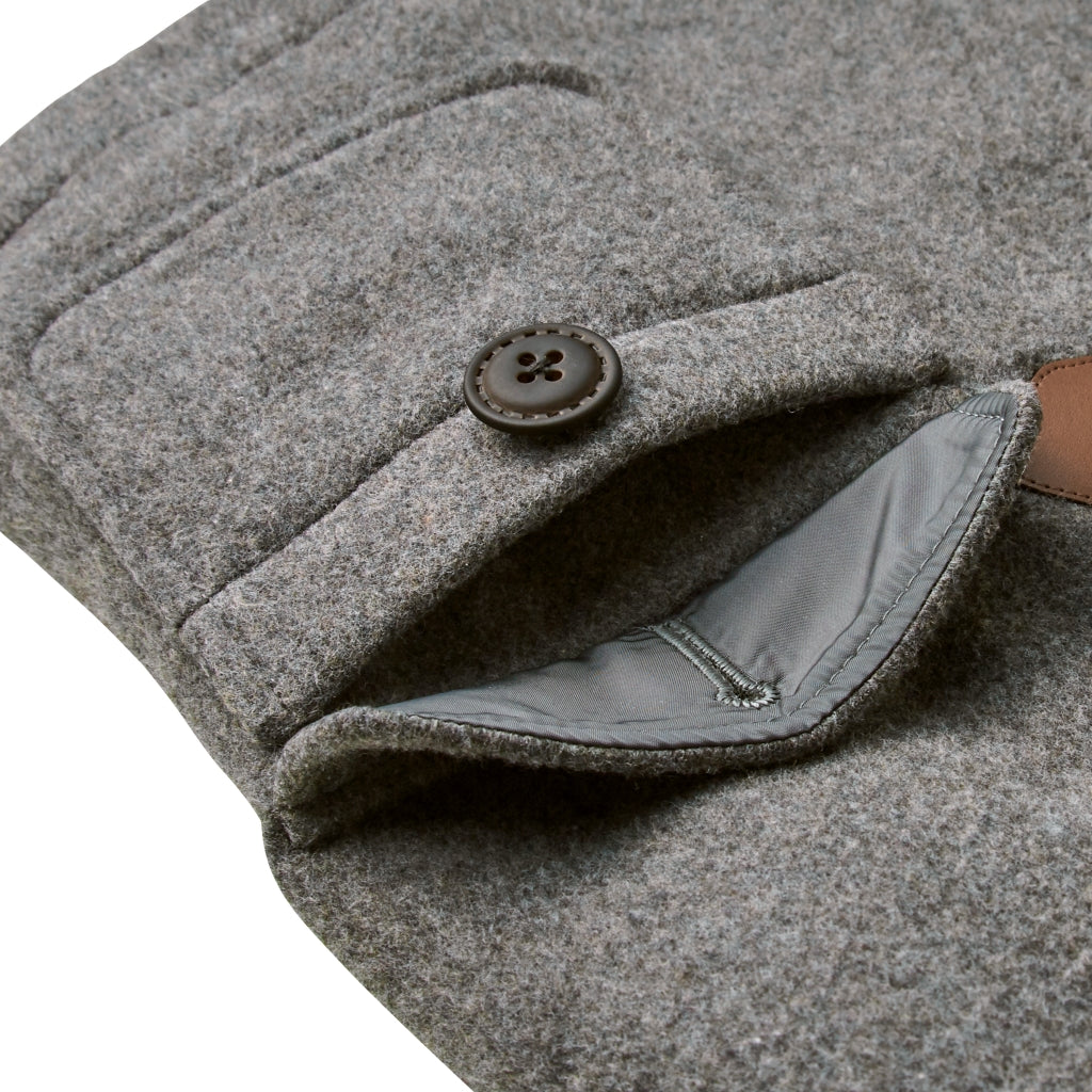 MANTEAU DOUBLE B GRIS