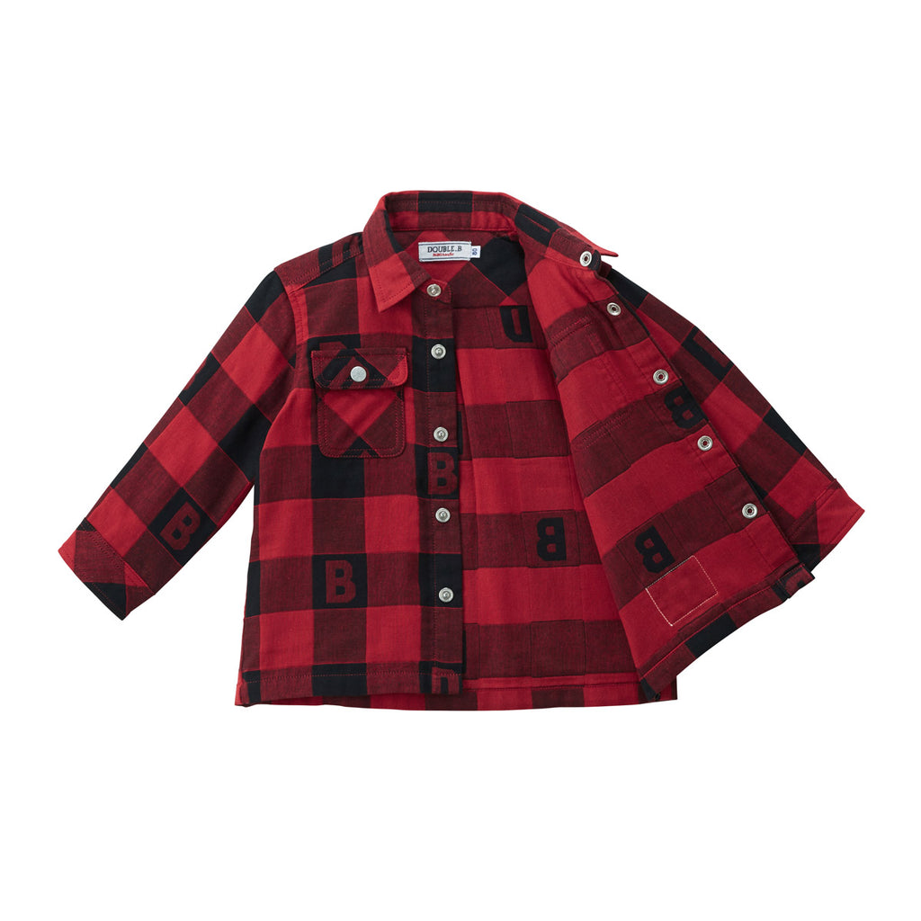 CHEMISE  À CARREAUX ROUGES