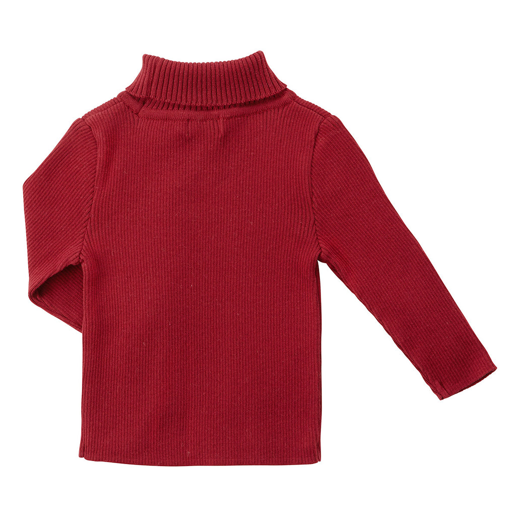 SOUS-PULL EN COTON ROUGE