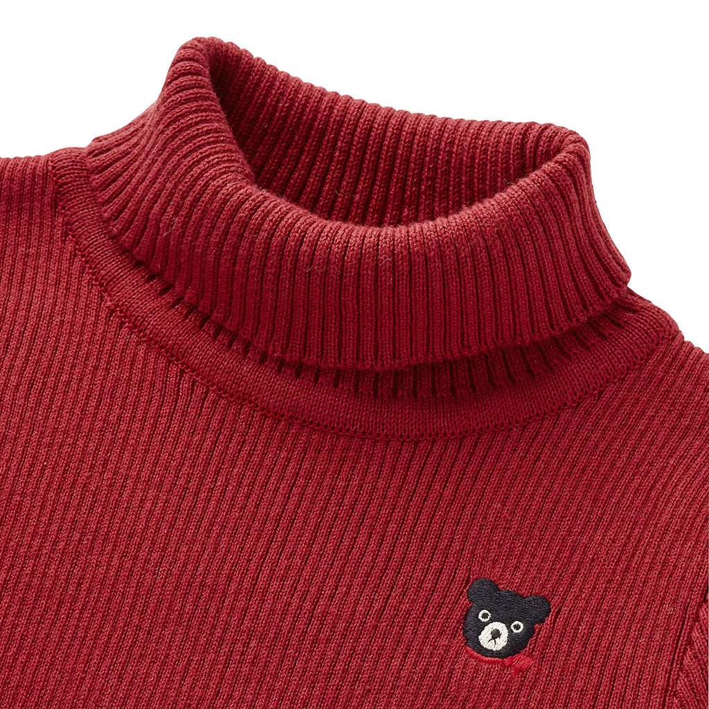 SOUS-PULL EN COTON ROUGE