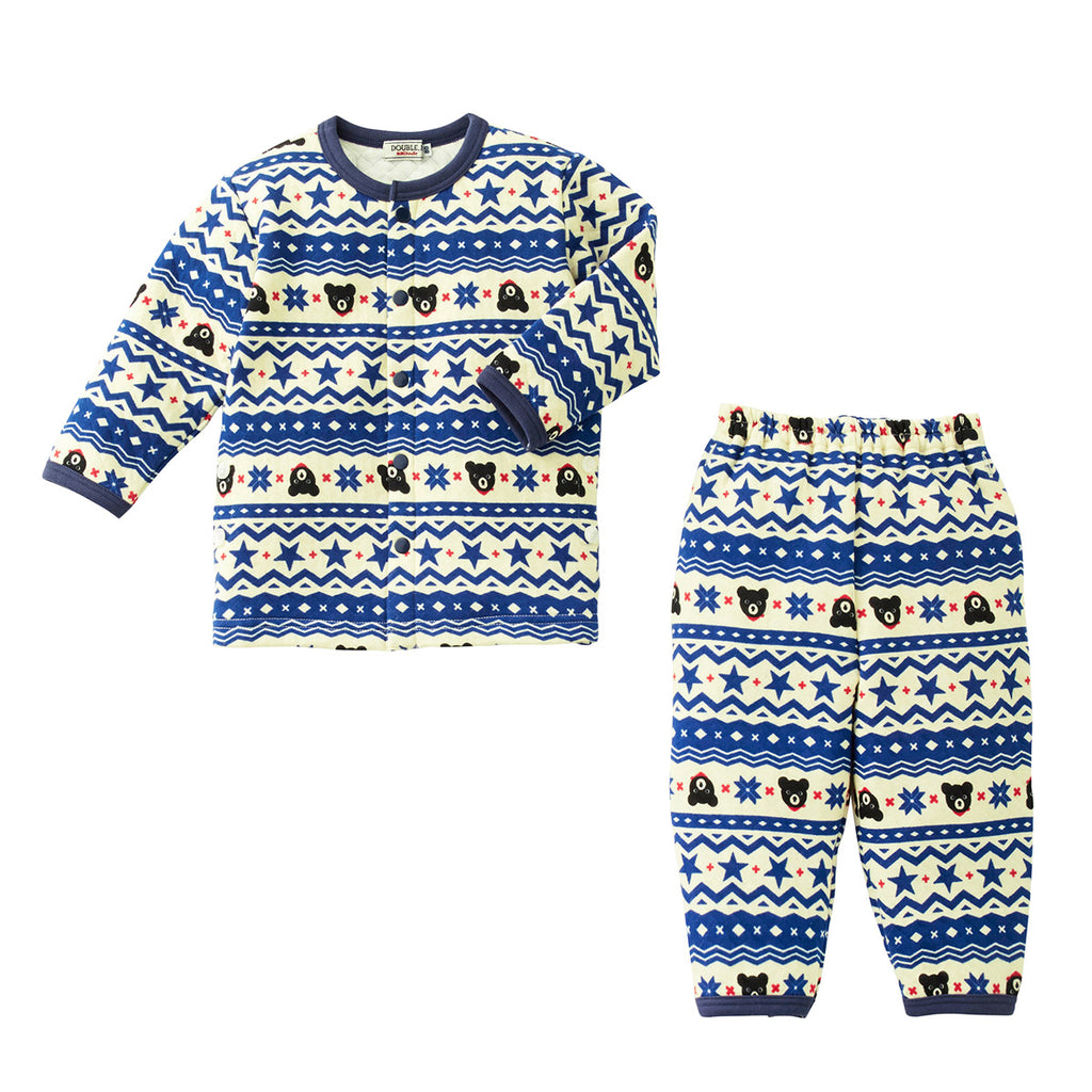 PYJAMA MOTIF INDIEN BLEU