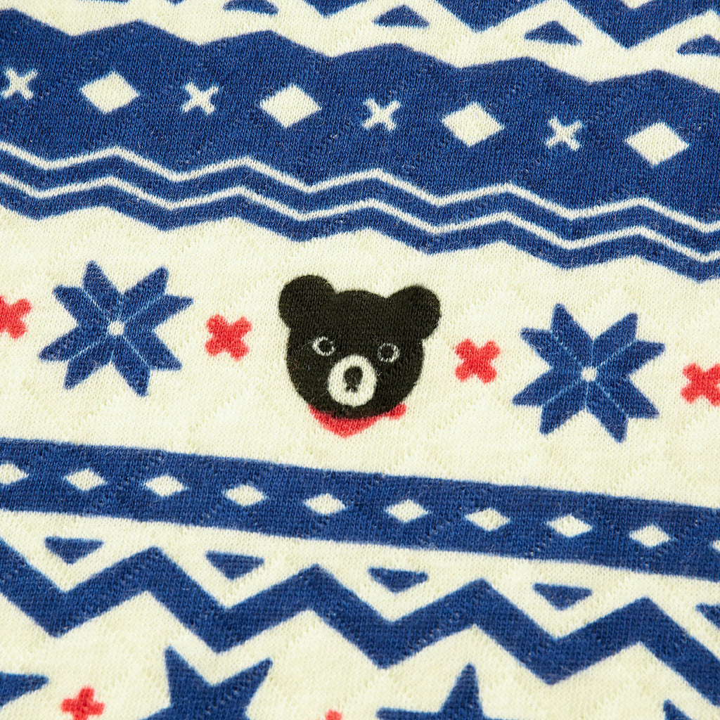 PYJAMA MOTIF INDIEN BLEU