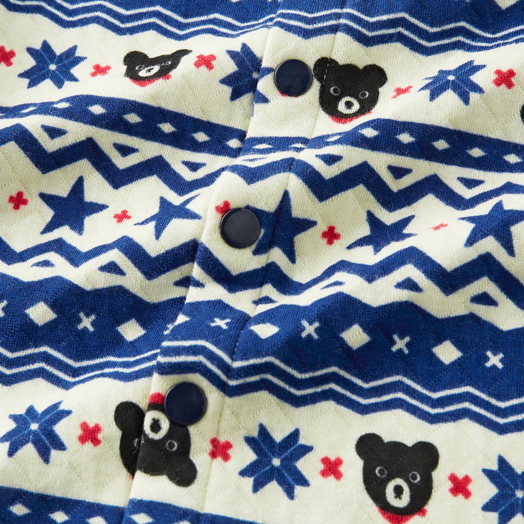 PYJAMA MOTIF INDIEN BLEU